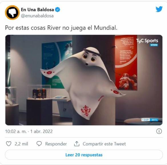 ¡Gasparín!: Los divertidos memes que deja La’ebb, la mascota de Qatar 2022