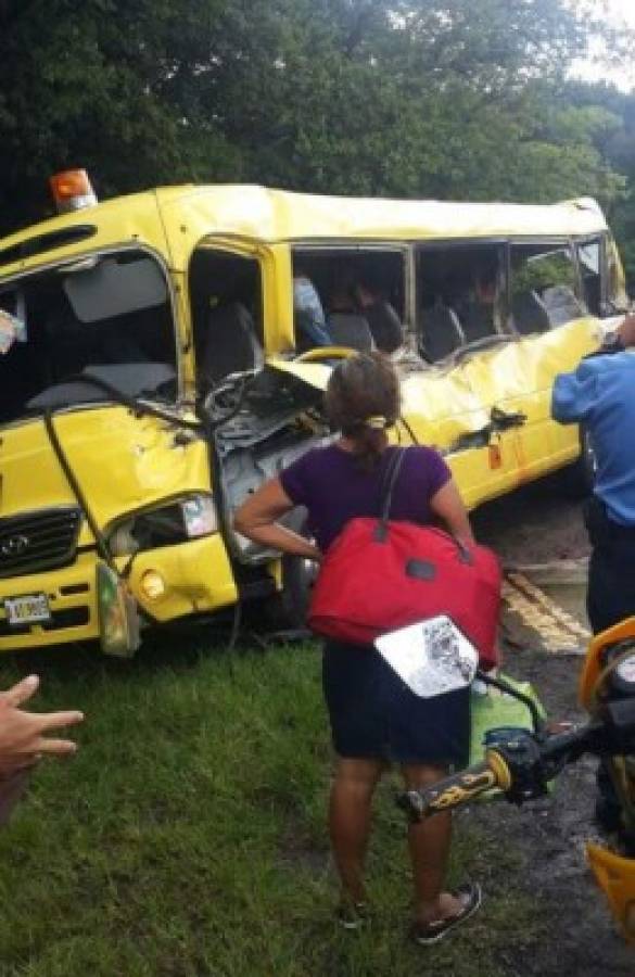 A cinco asciende número de muertos por accidente al sur de la capital de Honduras