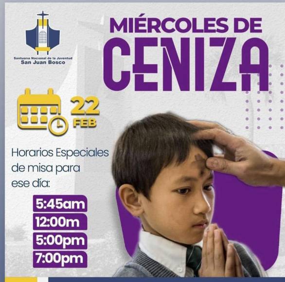 Con devoción y fe: Así se celebra el Miércoles de Ceniza en Honduras