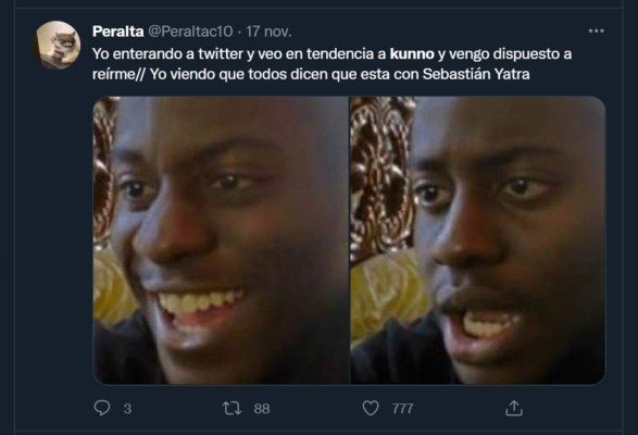 Los mejores memes que dejó el supuesto romance entre Kunno y Sebastián Yatra  