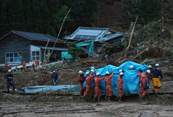 En imágenes: Decenas de muertos y desaparecidos en Japón por las lluvias torrenciales   