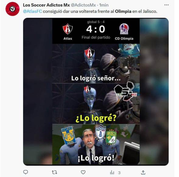 Memes destrozan al Olimpia tras ser eliminado de la Liga de Campeones de Concacaf