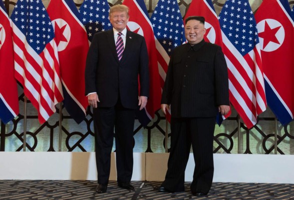 La cumbre de Donald Trump y Kim Jong Un en fotos