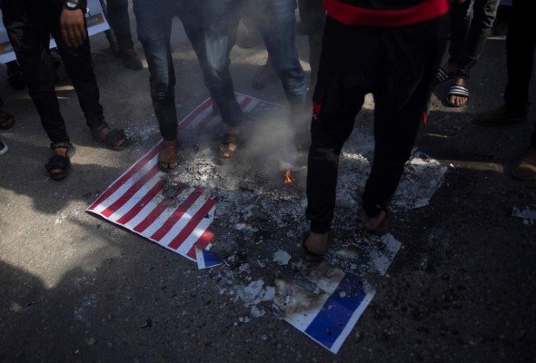 Palestinos dicen no al plan de paz de Trump y realizan fuertes protestas (FOTOS)  