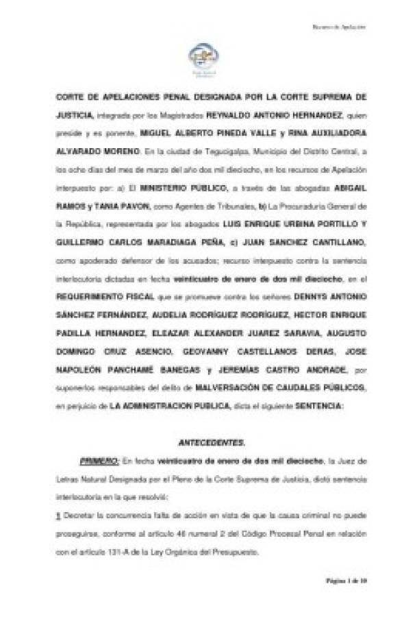 Solicitud de Corte de Apelaciones a Sala de lo Constitucional para declarar inconstitucional Ley de Presupuesto