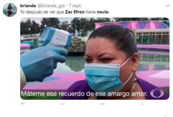 Los memes que desató el noviazgo de Zac Efron con una mesera