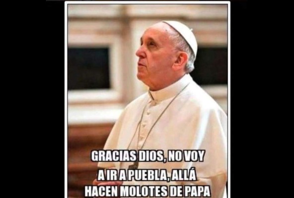 Los divertidos memes del Papa en México