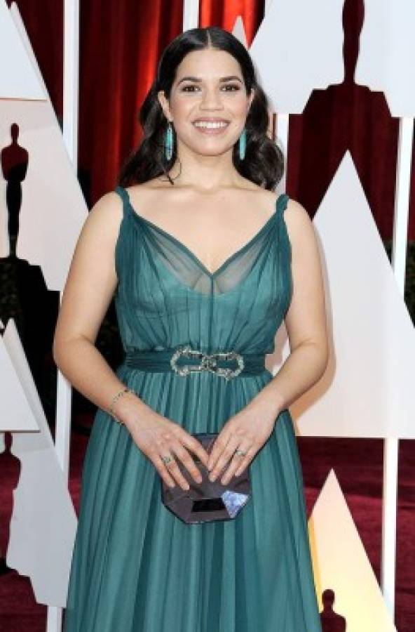 Así lució la hondureña América Ferrera en los Oscar