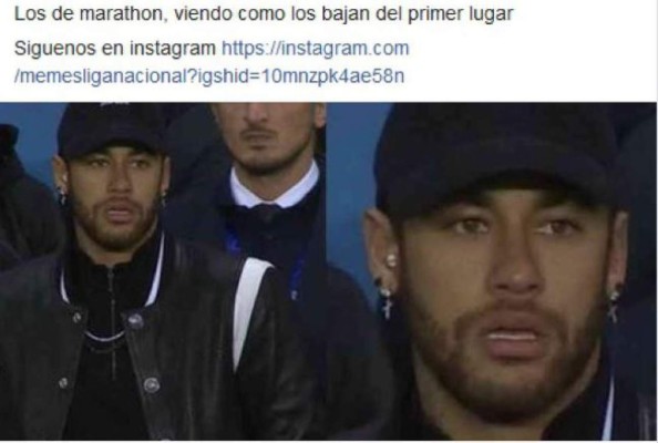 Motagua es víctima de memes tras perder ante Olimpia con doblete de Benguché