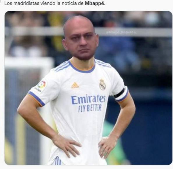 Mbappé dice “no” al Real Madrid por el PSG y desata memes