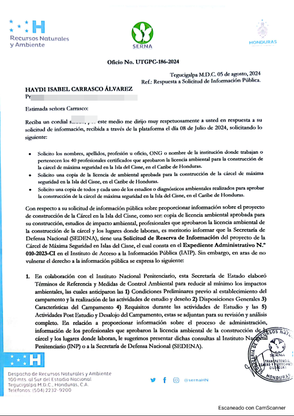 $!En diferentes peticiones, EL HERALDO Plus solicitó información relacionada con los estudios ambientales y la aprobación de la licencia ambiental.