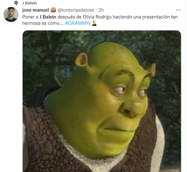 Los memes que dejó la presentación de J Balvin en los Grammy