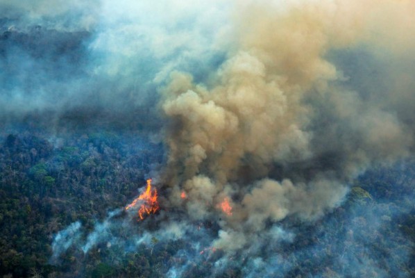 Así luce la Amazonia, el pulmón del mundo devorado por un incendio