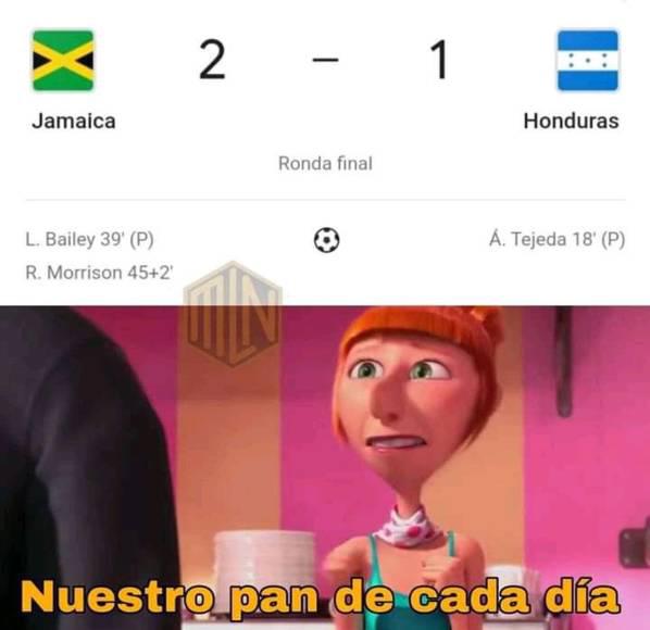 ¡La decepción! Los memes que dejó la derrota de Honduras ante Jamaica