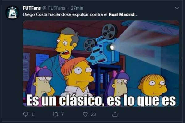 Con memes se burlan del Real Madrid: recibió una paliza 7-3 del Atlético de Madrid