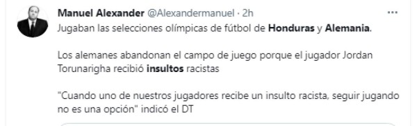 Así reacciona el mundo por los insultos racistas en el partido Honduras-Alemania