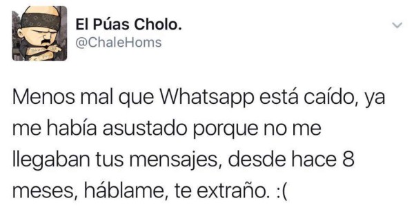 Los memes tras la caída mundial de WhatsApp