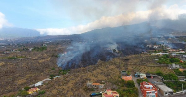 Imágenes desoladoras de la erupción del volcán de La Palma, España