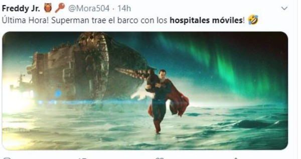 Tardía llegada de hospitales móviles a Honduras desata ola de memes