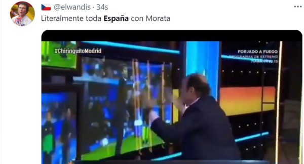 Memes no perdonan a Morata y España tras eliminación ante Italia