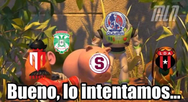 Los divertidos memes que dejó el triunfo del Olimpia sobre el América en el Azteca