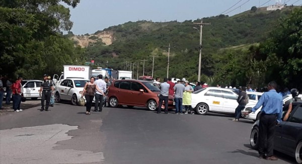 Así es el ambiente que deja el paro de transporte en Honduras