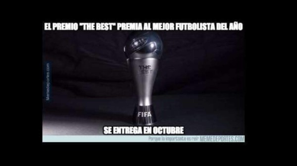 Los mejores memes que dejó la entrega de premios 'The Best' de la FIFA