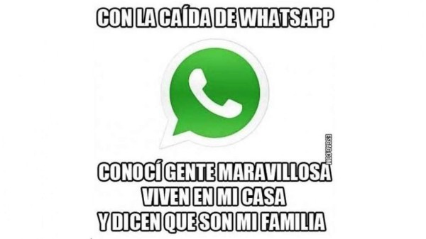 Los memes tras la caída mundial de WhatsApp