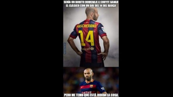 Disfruta de los memes previo al duelo entre Barça y Real Madrid