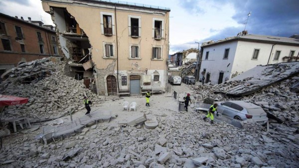 Las imágenes más impactantes de sismo en Italia