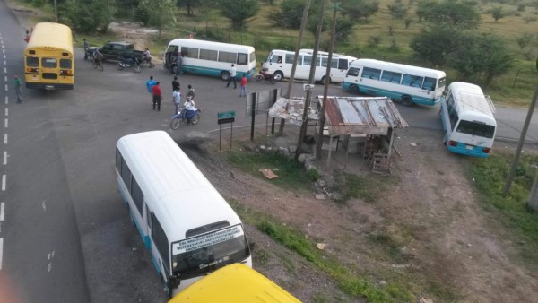 Así es el ambiente que deja el paro de transporte en Honduras