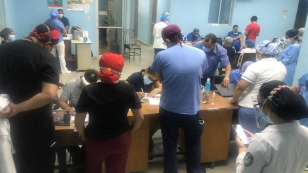 Así inició la segunda jornada de vacunación en Honduras (FOTOS)