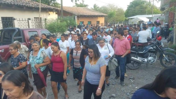 FOTOS: Así dieron el último adiós a Gabriel Hernández, el comunicador acribillado en Nacaome