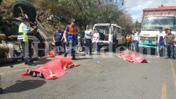 Las escenas más dramáticas del accidente en el sur de Tegucigalpa