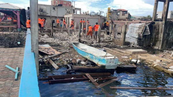 A cinco días de la tragedia en Guanaja: ¿Cómo avanzan los trabajos de limpieza?