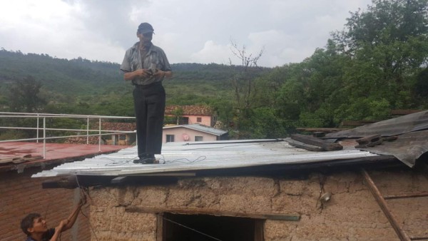 Fotos: Fuertes lluvias azotaron calles y avenidas de la capital de Honduras