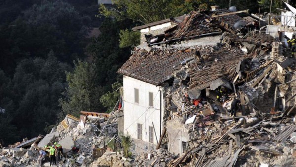 Las imágenes más impactantes de sismo en Italia