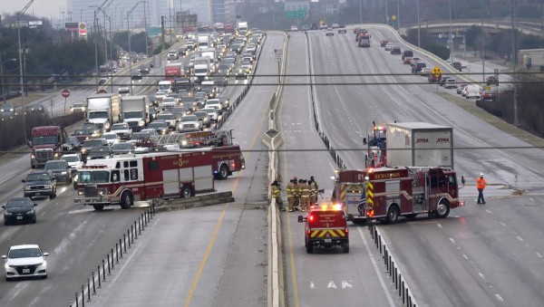 Impactantes imágenes del aparatoso accidente de 75 carros en autopista de Texas