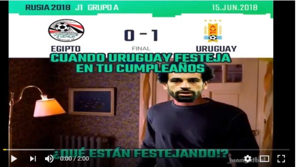 Los divertidos memes que dejó el partido entre Egipto y Uruguay en la 2018 FIFA World Cup