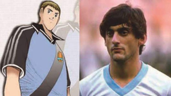 FOTOS: Los futbolistas reales que aparecieron en la serie animada Super Campeones