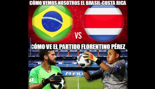 Memes: A reír con las ocurrencias en redes sociales tras el partido Brasil vs Costa Rica en Rusia 2018