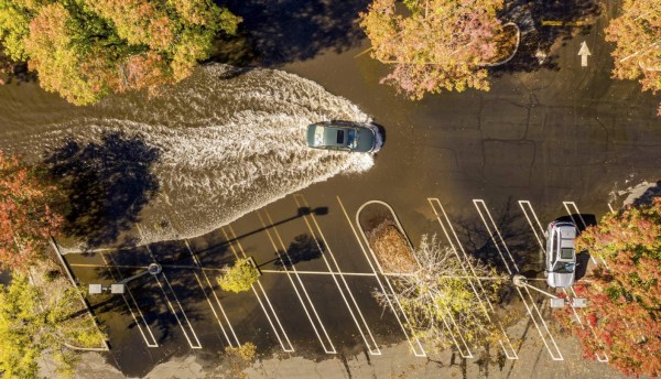 FOTOS: Calles anegadas deja el 'ciclón bomba' que azota el norte de California