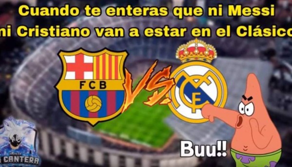 Los memes que dejó el clásico español entre el Barcelona y el Real Madrid