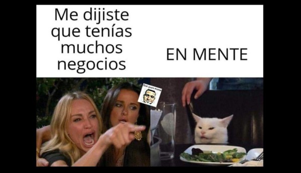 Los memes más graciosos del gato en la mesa y la mujer gritando