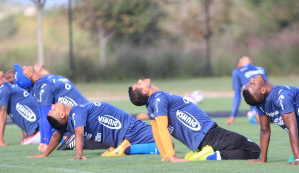 Entrenamiento de la Selección de Honduras en las canchas del Houston Dynamo