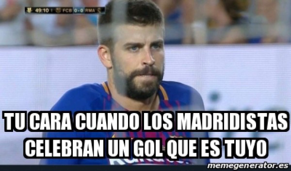 Los mejores memes de la victoria del Real Madrid vs Barcelona en la Supercopa