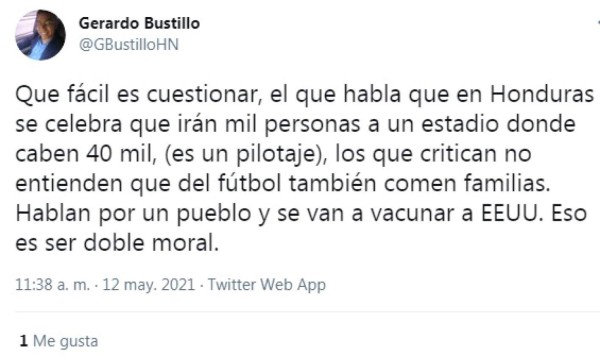 Polémica: Así critican el regreso de la afición a los estadios de Honduras