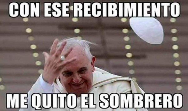 Los divertidos memes del Papa en México