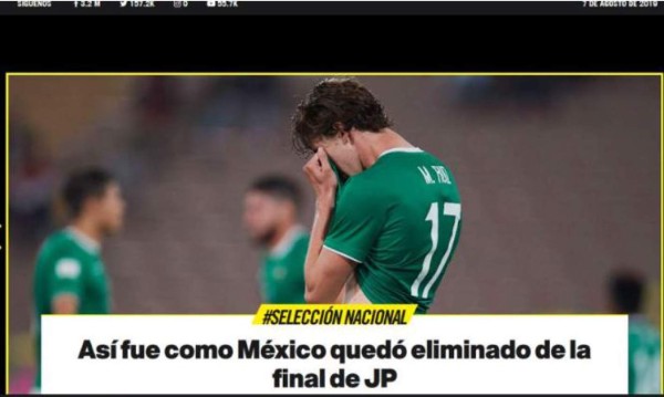 Portadas: ¿Qué dijeron los medios mexicanos tras la derrota del Tri ante Honduras?