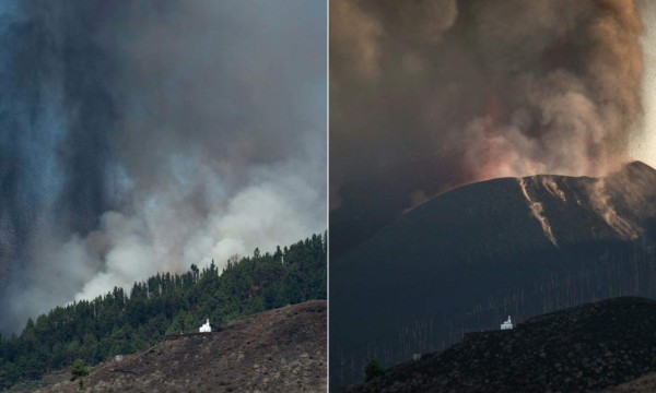 Catastróficas imágenes a 7 días de la erupción del volcán de La Palma